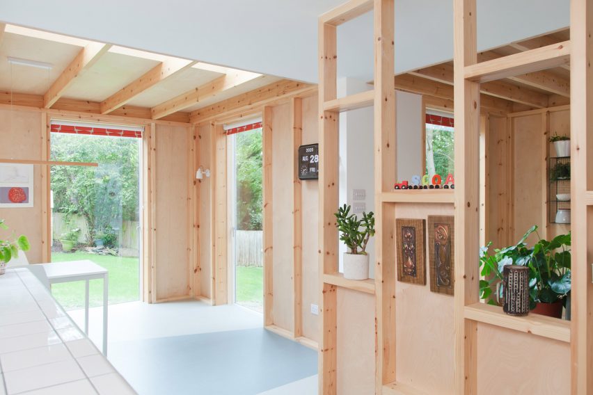 The interiors of Fruit Box by Nimtim Architects