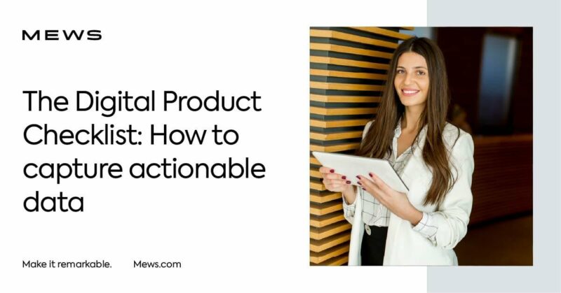 Capturing actionable data: the Digital Product Checklist