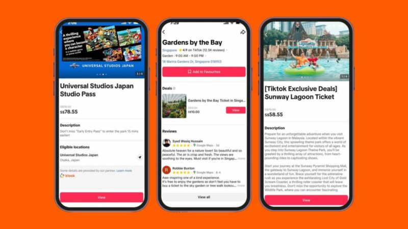 Klook taps TikTok for experiences booking via social app