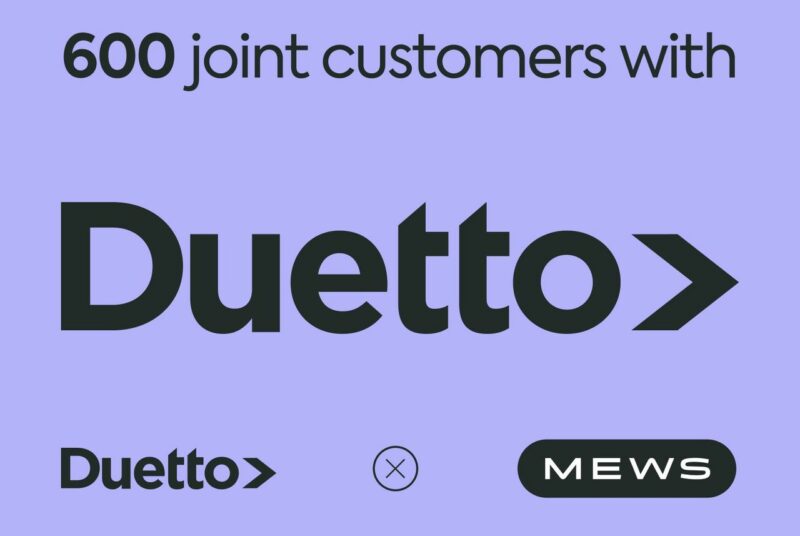Integration of Mews and Duetto reaches over 600 hotels