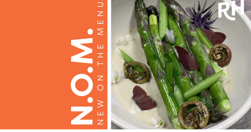 New on the Menu: Two asparagus dishes and a tartare with multiple ponzu sauces