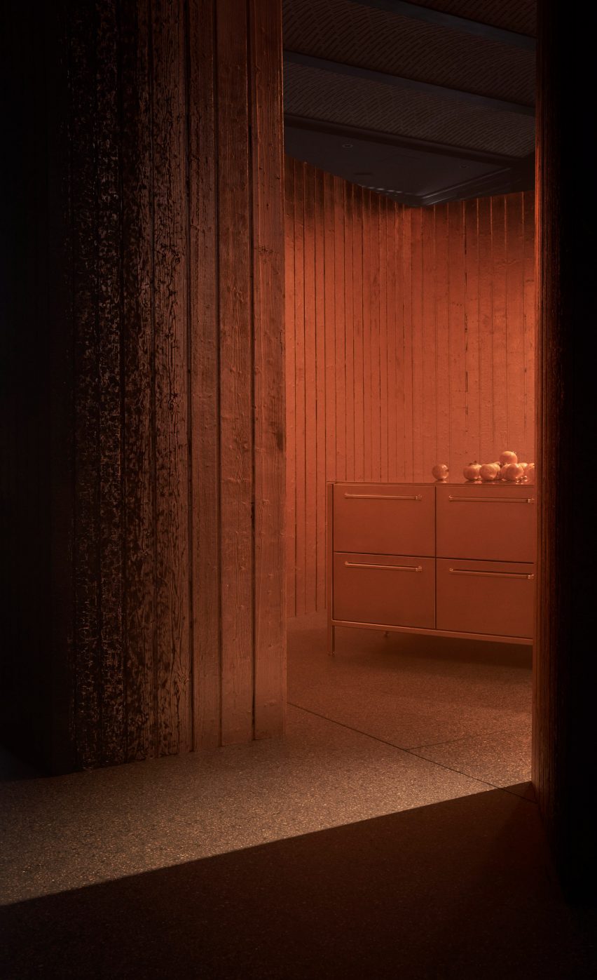 Copper kitchen in Vipp x Studio KO guesthouse