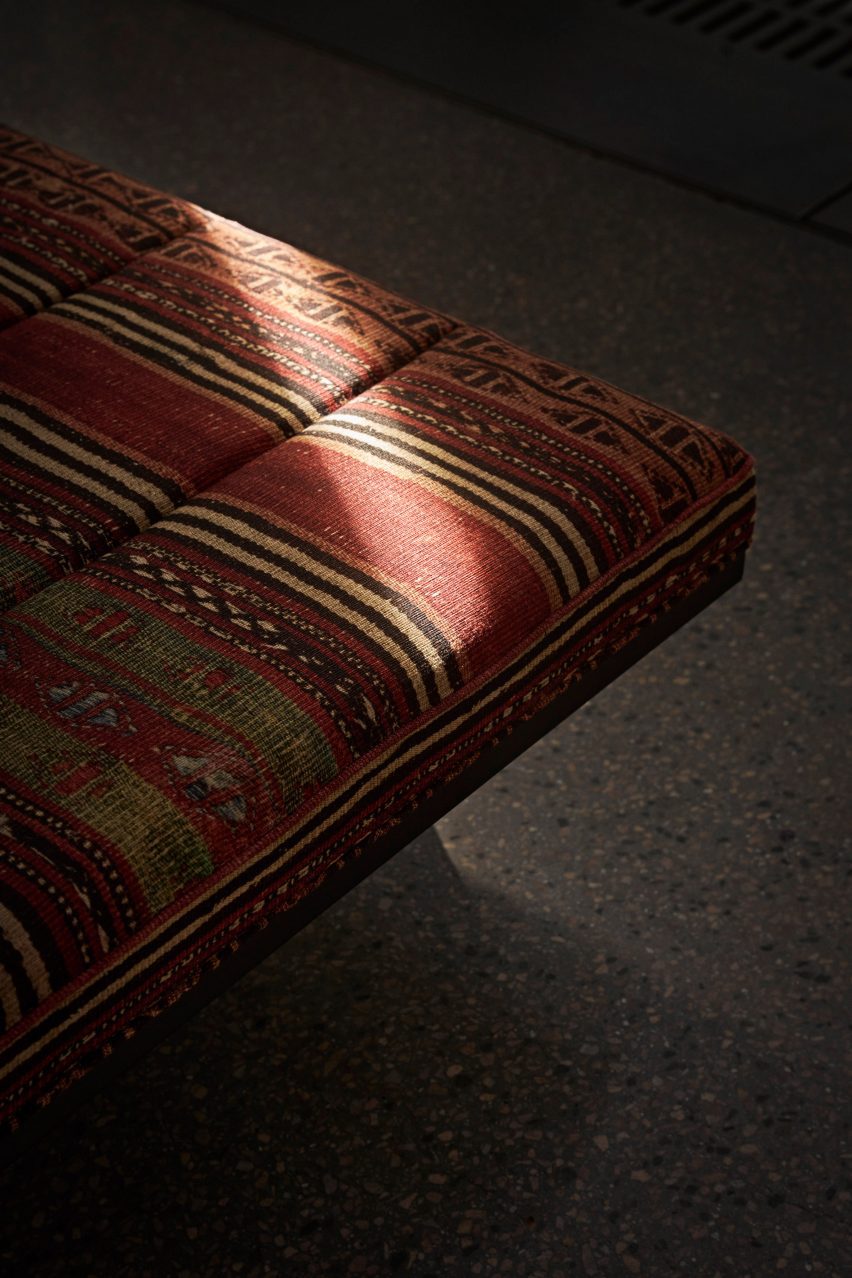 Pierre Frey textile in Vipp x Studio KO guesthouse
