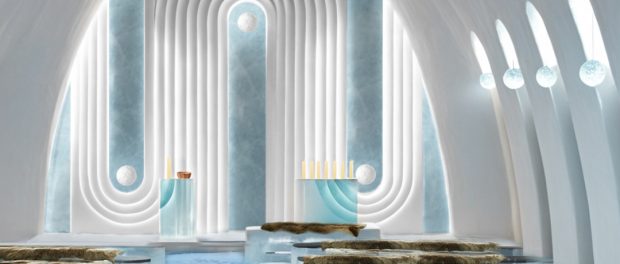 ICEHOTEL 36_IG image_Ceremony Hall_ECHO_Luc Voisin & Mathieu Brison