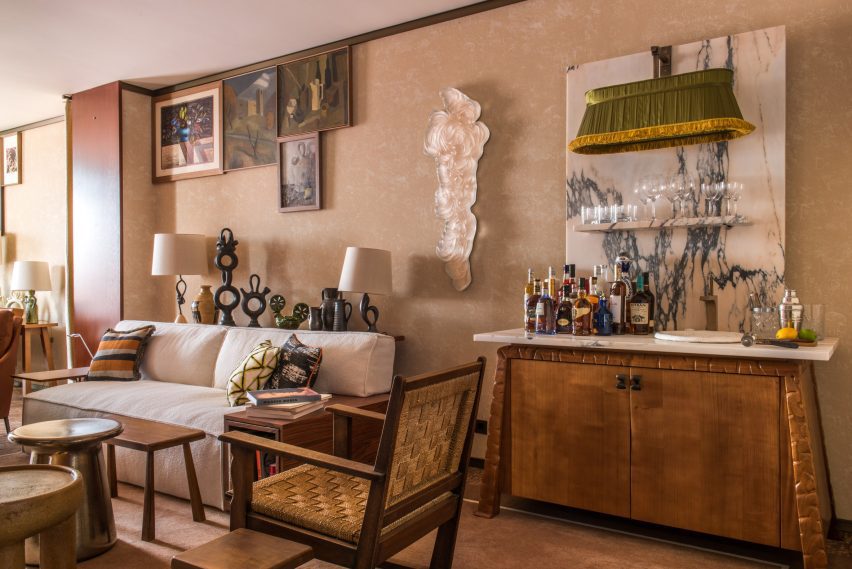 Drinks cabinet and living room furniture
