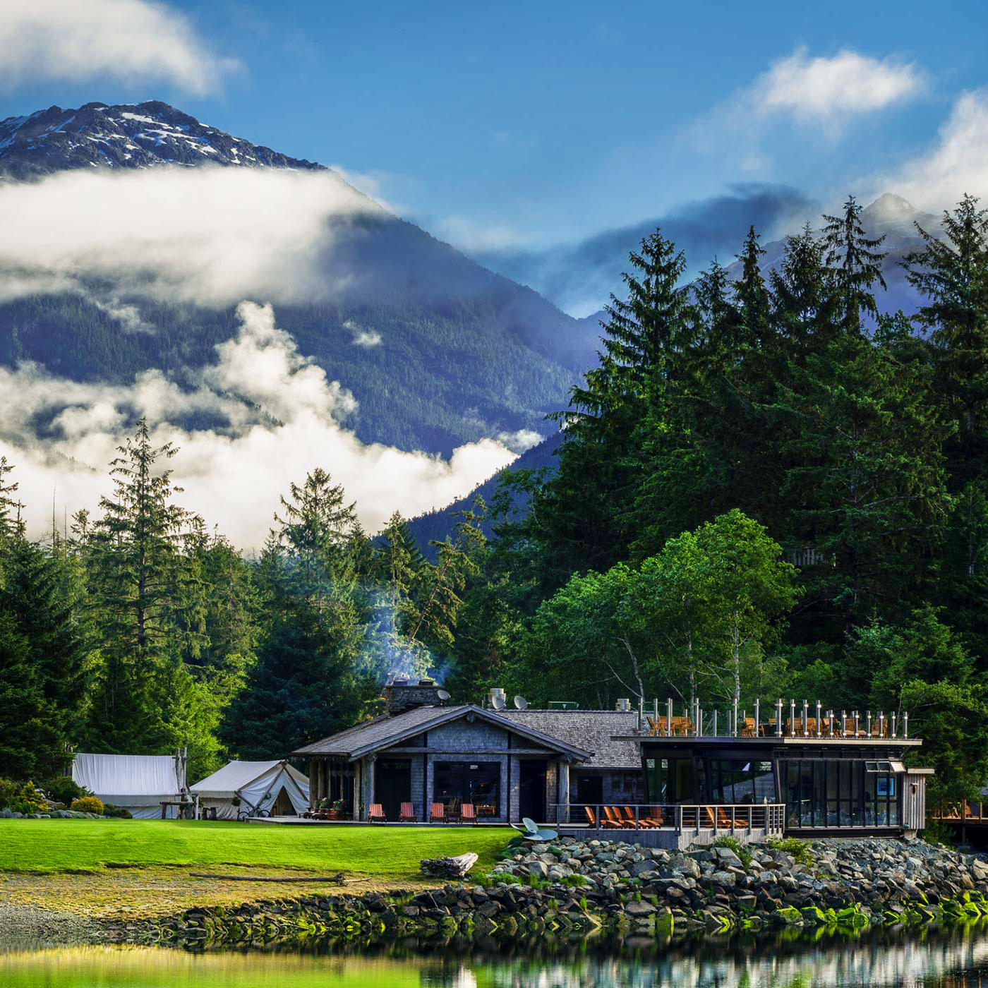 Clayoquot Wilderness Lodge, the rare glamping hotel in the world to gain Three Keys.
