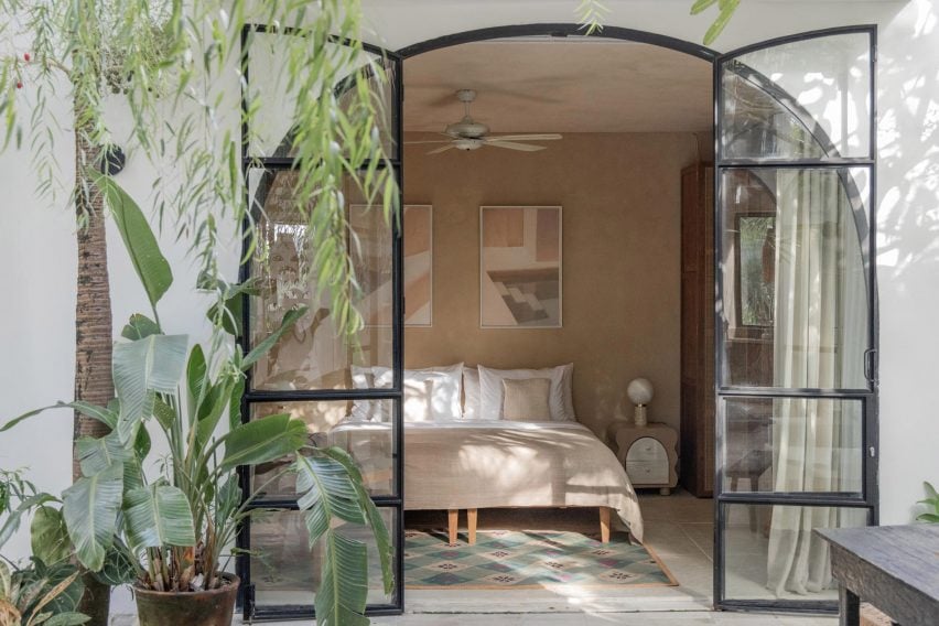 Bedroom in Bi Design House in Bali