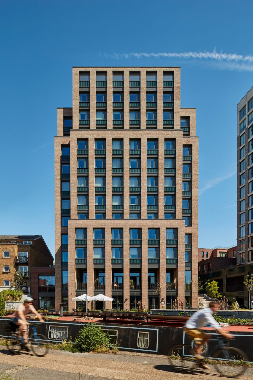 Facade of Mason & Fifth Westbourne Park by AHMM