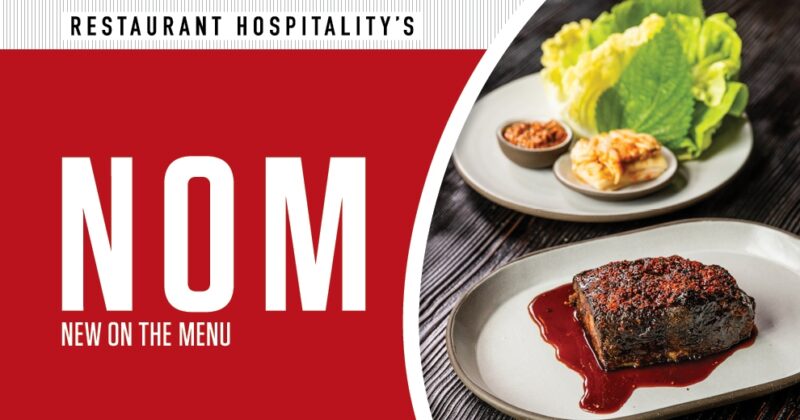 New on the menu: Short rib bo ssam and the latest from Harold Dieterle and Lawrence Weeks