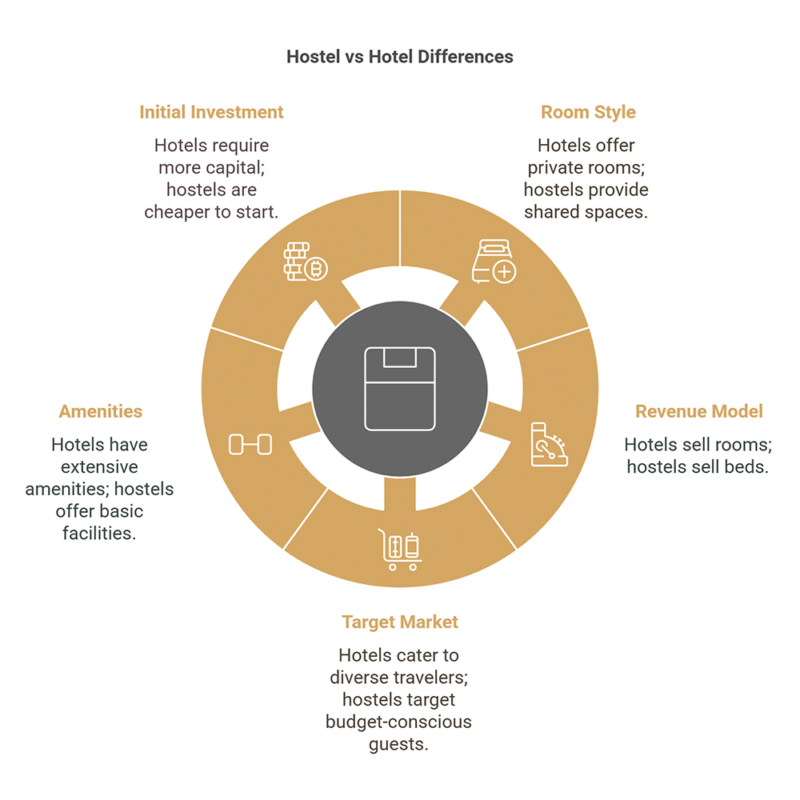 Difference Between a Hostel and Hotel: The Essential Guide