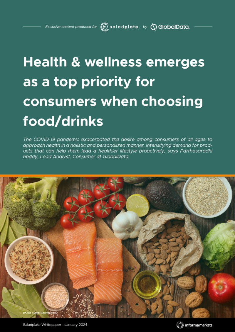 Health & wellness emerges as a top priority for consumers when choosing food/drinks – DM eysy