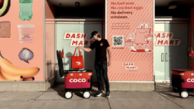 DoorDash, Coco Launch U.S. Sidewalk Robot Delivery