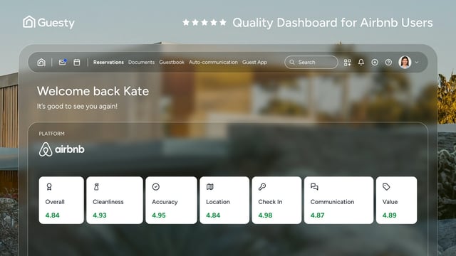Guesty Launches Quality Dashboard for Property Managers using Airbnb