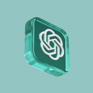Teal 3D rounded-square icon featuring an abstract white interlocking loop logo.