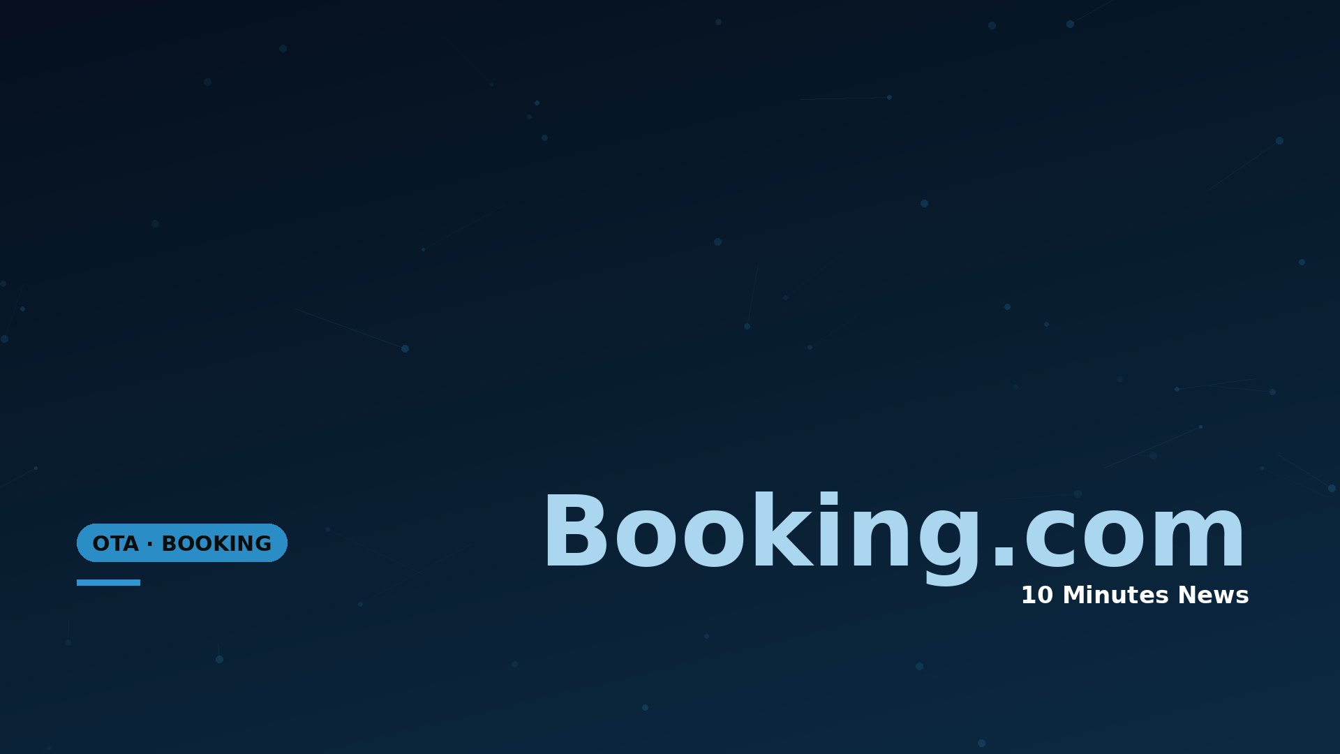 Latest news about Booking.com - 10 Minutes News for Hoteliers