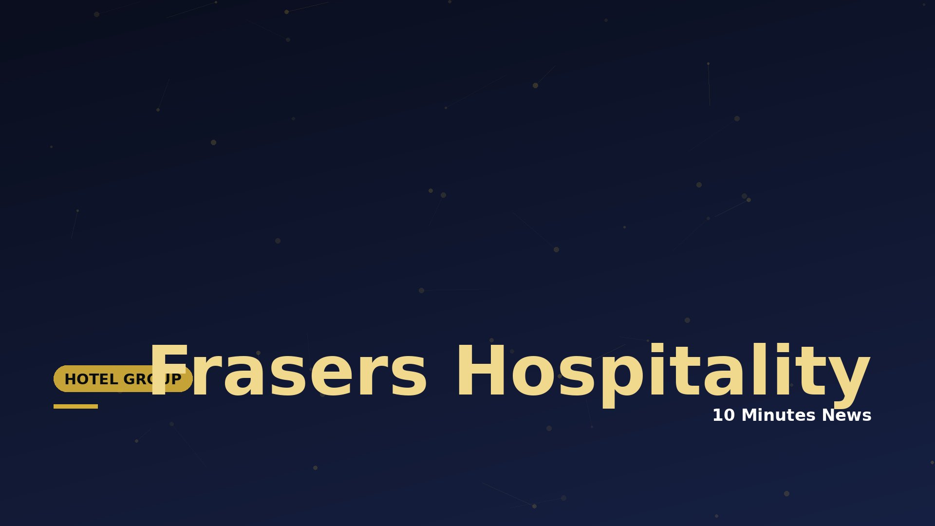 Latest news about Frasers Hospitality - 10 Minutes News for Hoteliers