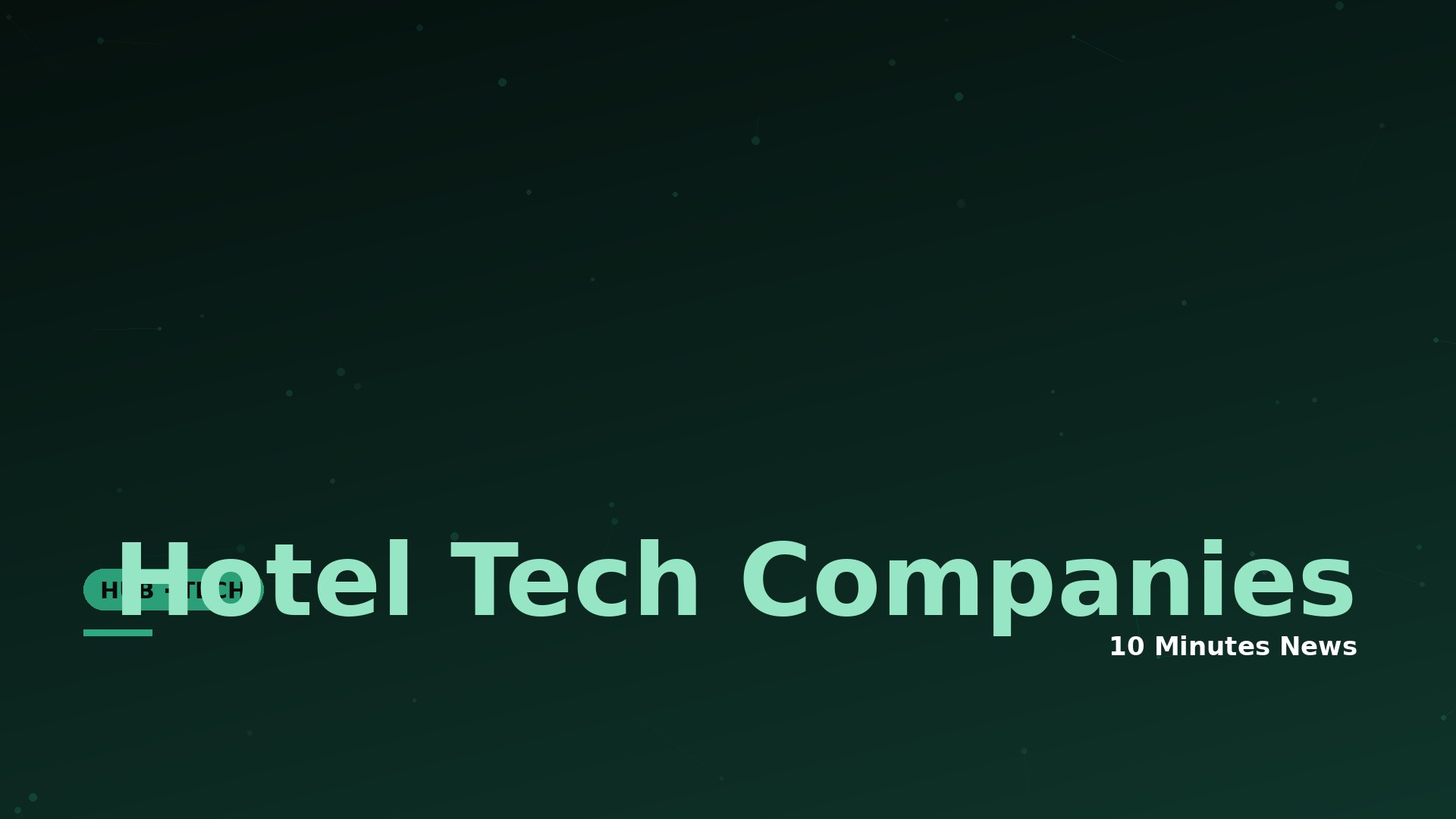 Hotel Tech Companies — News & Updates