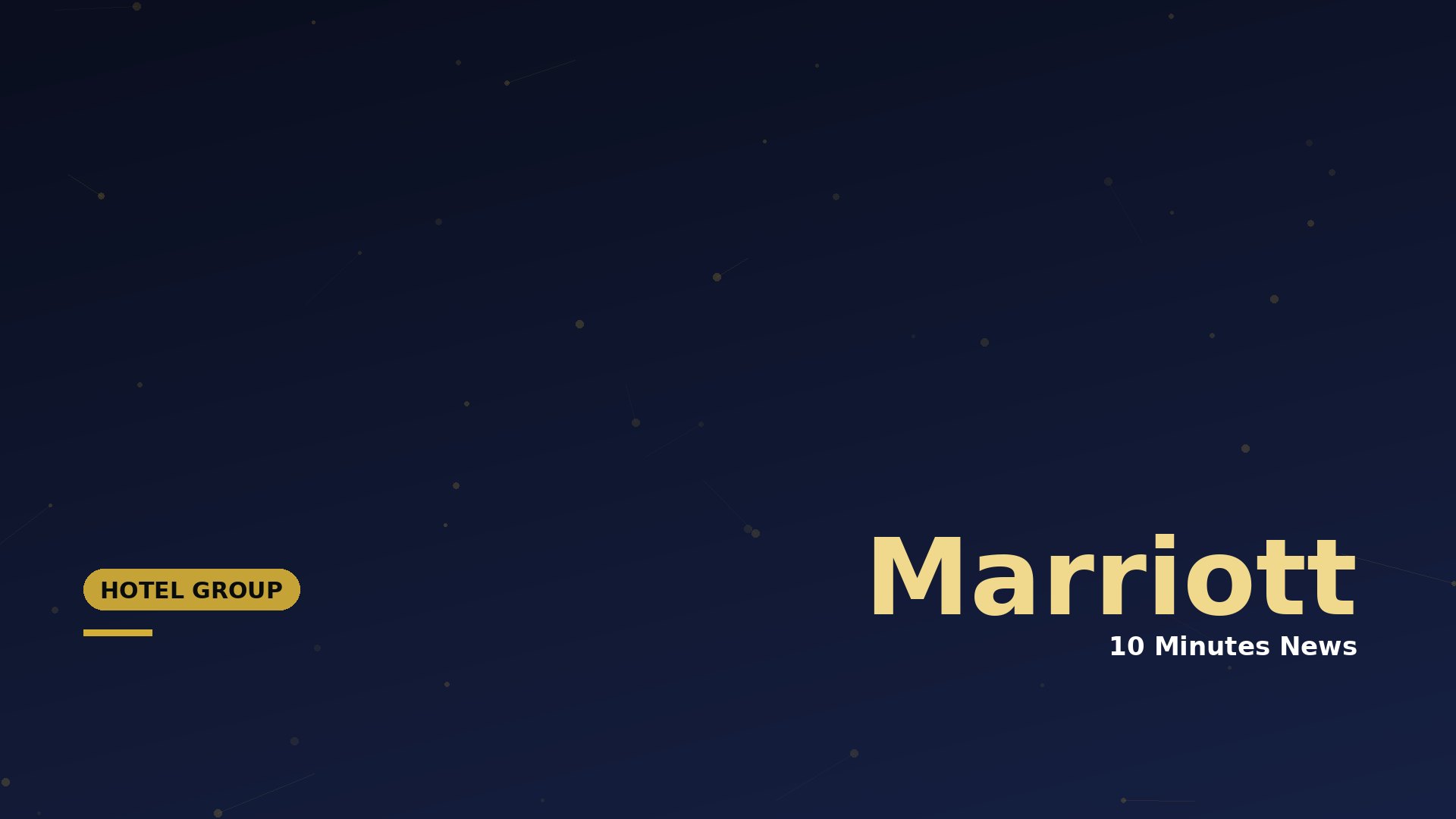 Latest news about Marriott - 10 Minutes News for Hoteliers