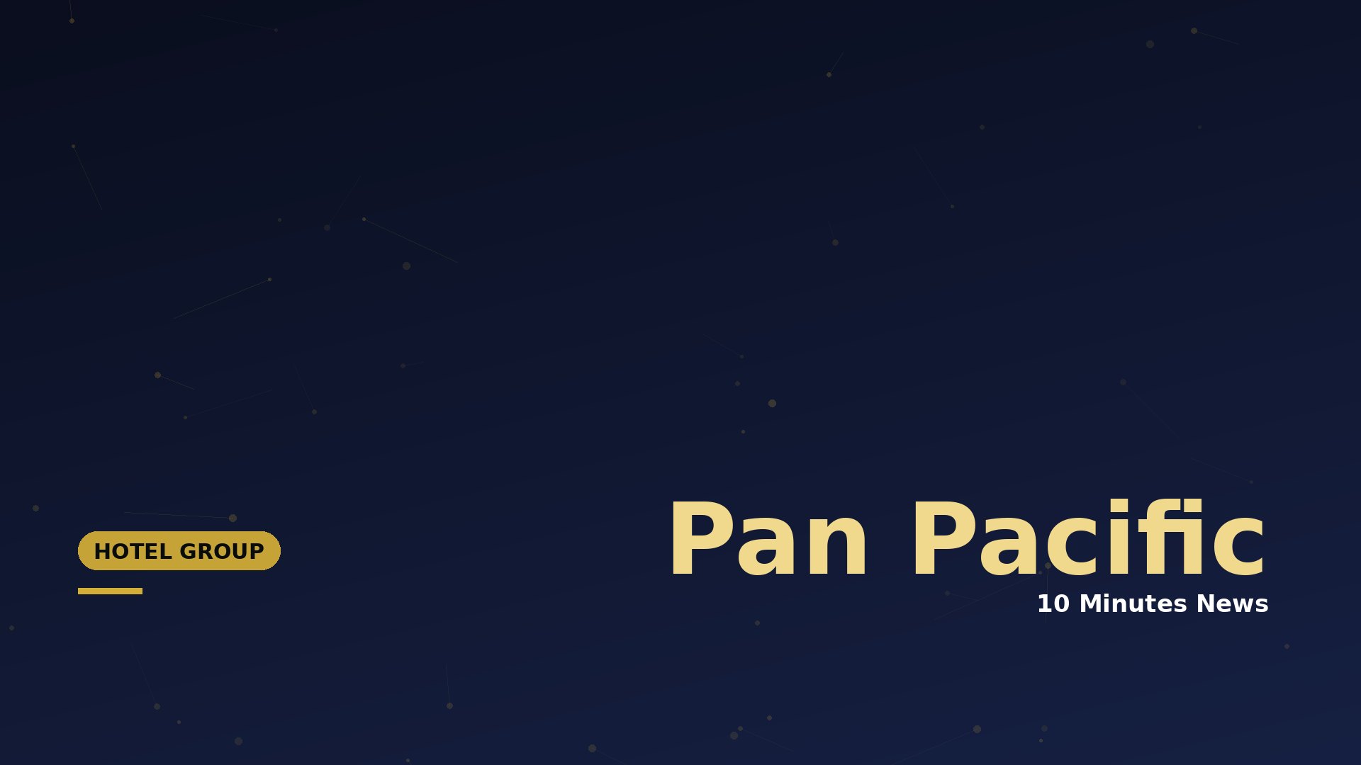 Latest news about Pan Pacific - 10 Minutes News for Hoteliers