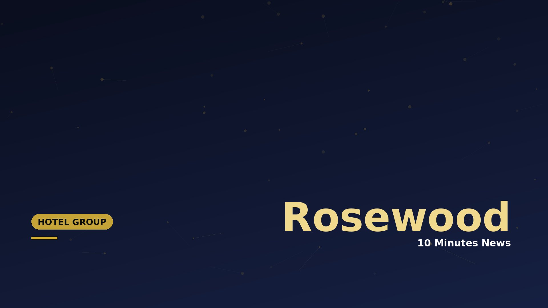 Latest news about Rosewood - 10 Minutes News for Hoteliers
