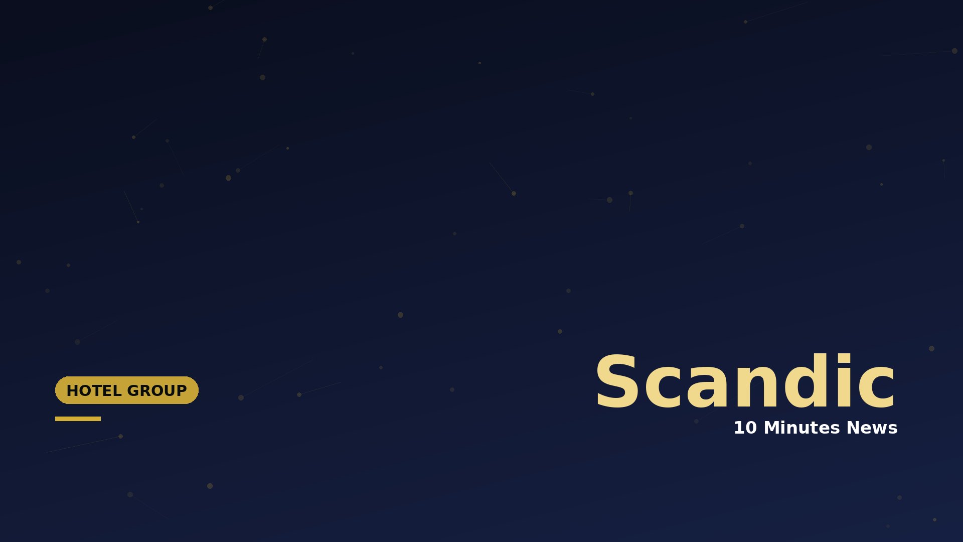Latest news about Scandic - 10 Minutes News for Hoteliers
