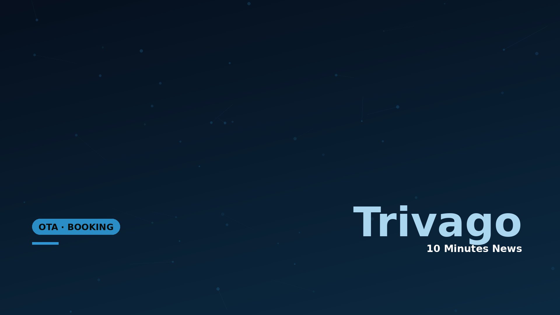 Latest news about Trivago - 10 Minutes News for Hoteliers