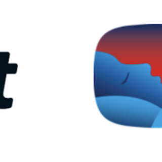 Brand logo: the word 'soft' followed by a rounded-square app icon with a red-to-blue gradient and abstract blue hills/waves.