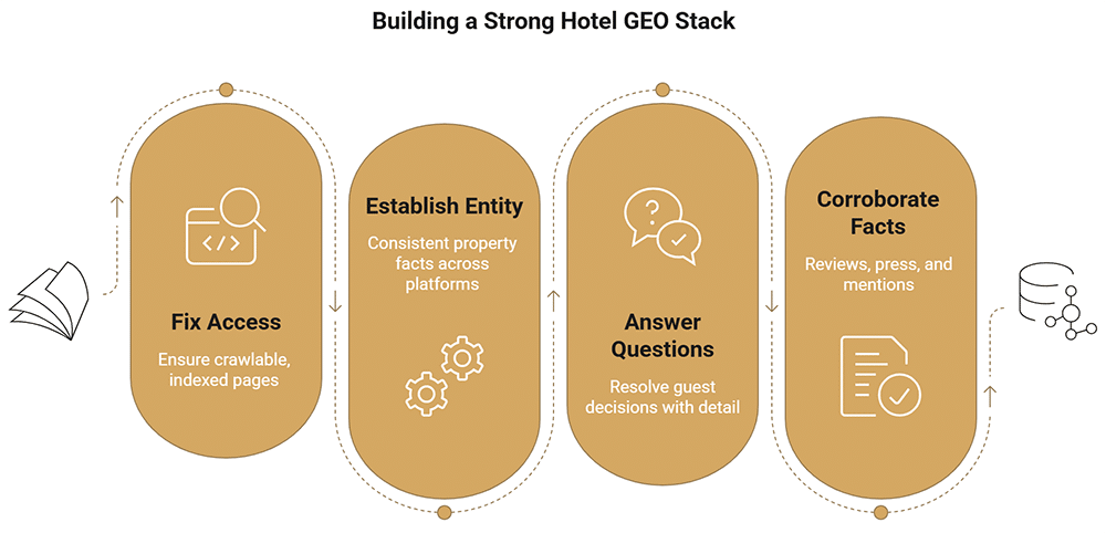 Hotel Generative Engine Optimization (GEO) Essential for AI Citation in Travel Planning with 2.5 Billion Users.