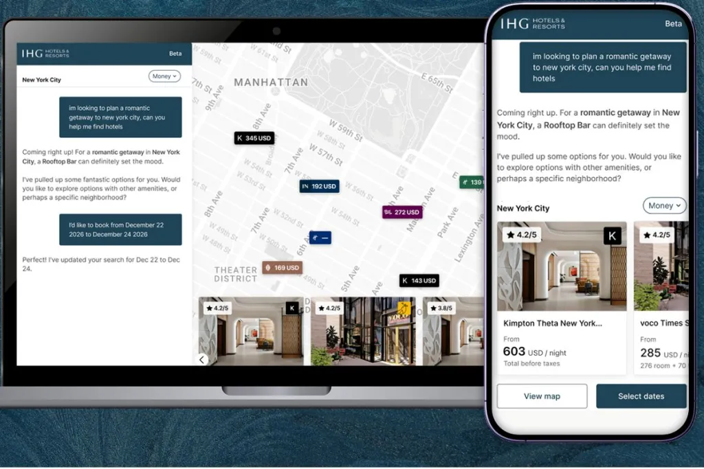 IHG Joins Hilton and Marriott With AI Search