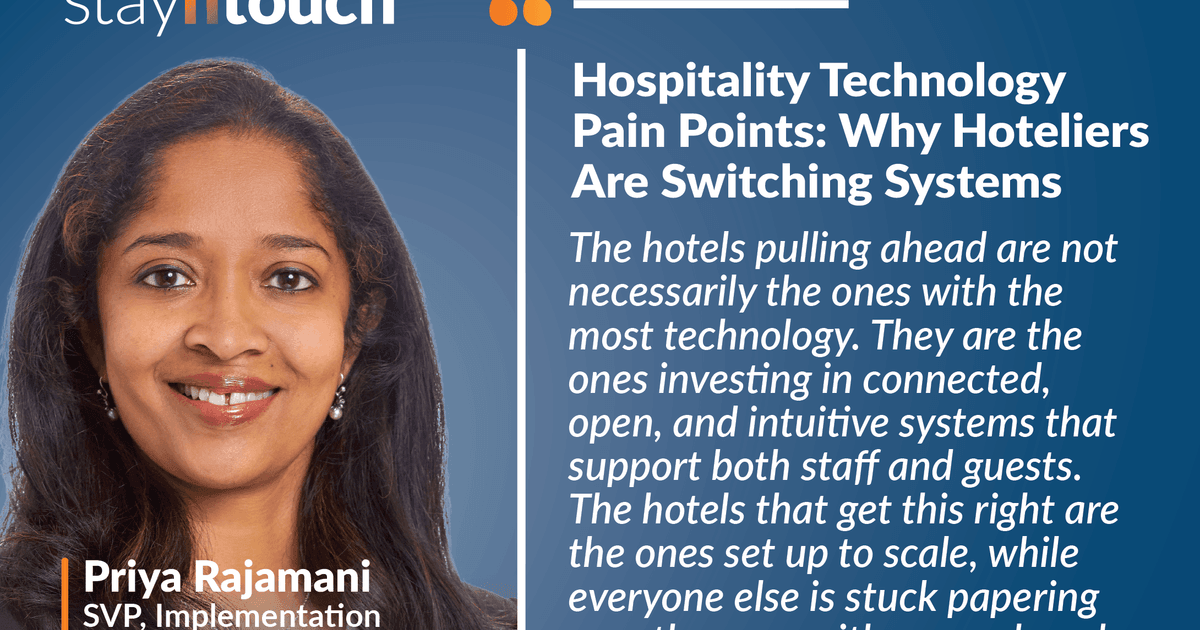 30% of All-in-One Hotel System Users Plan Shift to Best-in-Class Solutions, NYU Study Finds