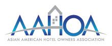 AAHOA logo for the Asian American Hotel Owners Association (AAHOA)