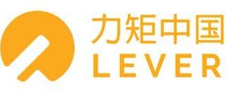 Lever brand logo with a yellow circular emblem and Chinese text 力矩中国 above the orange LEVER text.