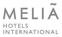 Meliá Hotels International logo (gray wordmark)