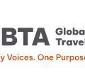 GBTA Global Business Travel Association logo with orange circular emblem and the tagline 'Many Voices. One Purpose.'