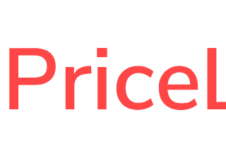 PriceLabs logo: red circle with white code brackets, followed by the word PriceLabs in red text to the right.