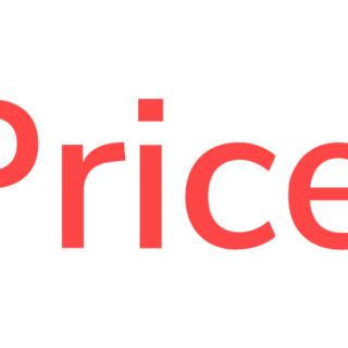 PriceLabs logo: red circle emblem with white bracket-like symbols and the red wordmark 'PriceLabs'