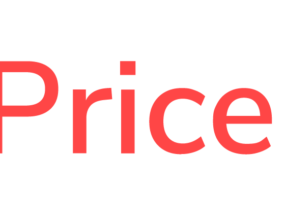 PriceLabs logo: red circle emblem with white bracket-like symbols and the red wordmark 'PriceLabs'