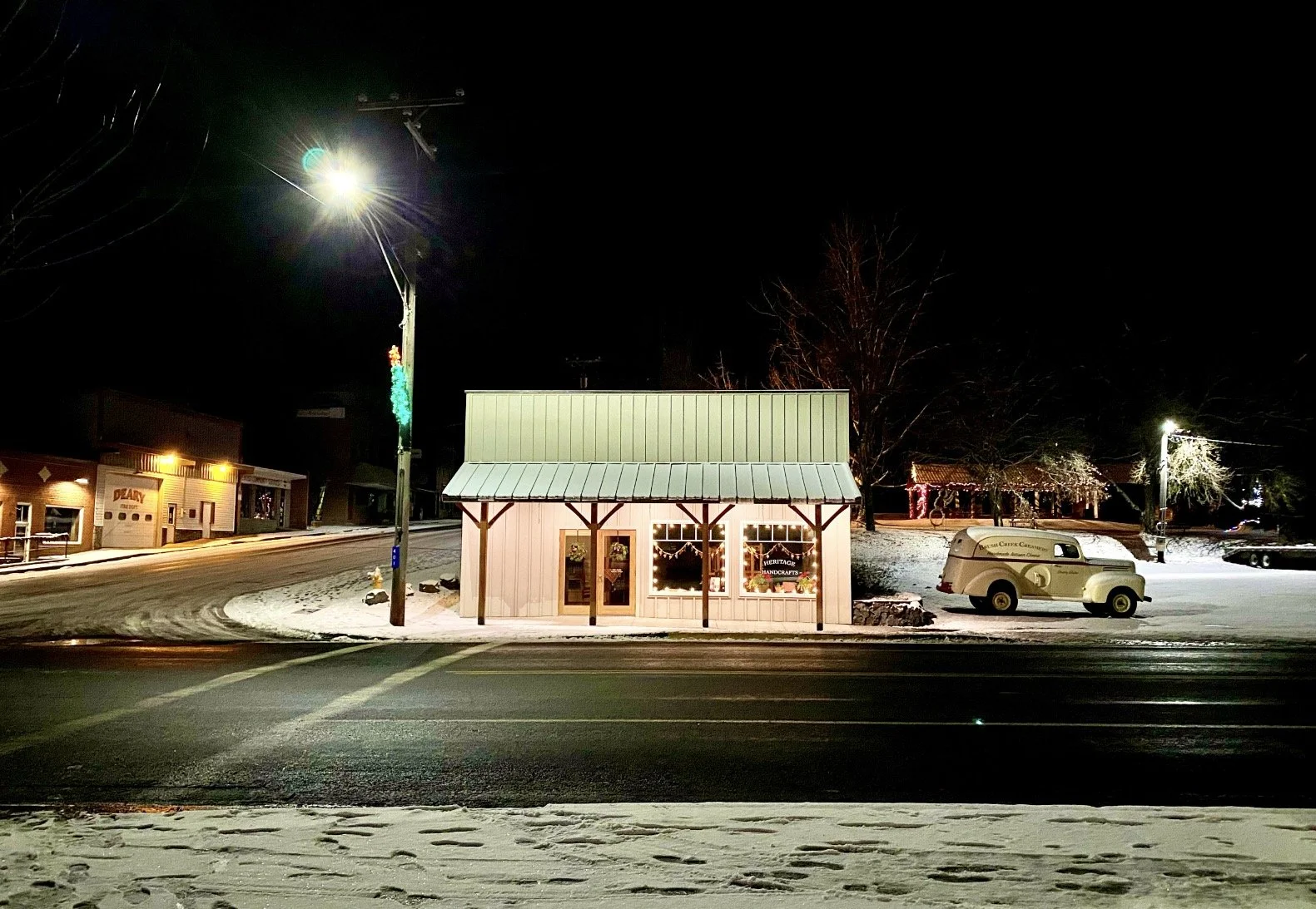 Family Transforms Former Diner into Fabric Store 'Gathered' in Small Town, Purchased for $110,000