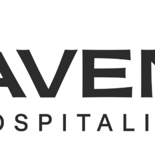 Aven Hospitality logo: bold AVEN wordmark with a curved accent above the A and HOSPITALITY beneath.