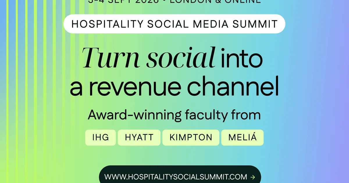 Hospitality Social Media Summit to Equip Leaders with Strategic Tools at Chicago Booth London, September 2026
