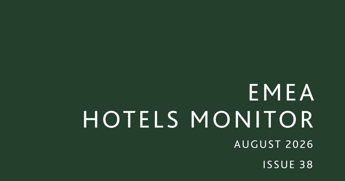 Whitebridge EMEA Hotels Monitor, Issue 38