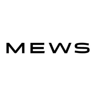 MEWS (brand name) in bold black letters on white background