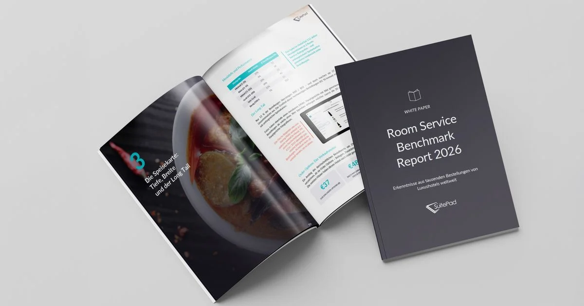 SuitePad Reveals Top 25% of Hotels Generate €257 Per Room Annually from Room Service, 2.6 Times the Median