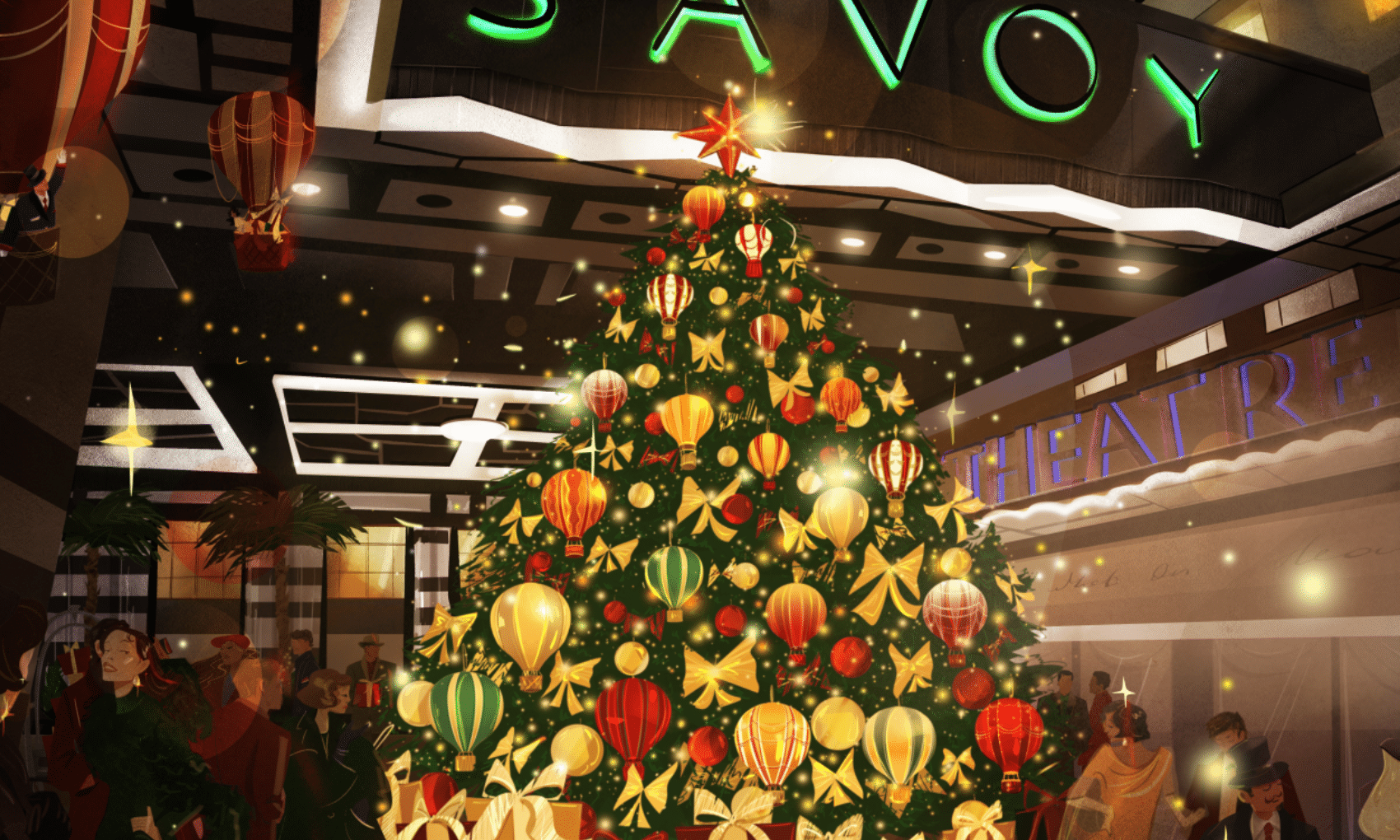 The Savoy and Liberty London unveil Christmas collaboration