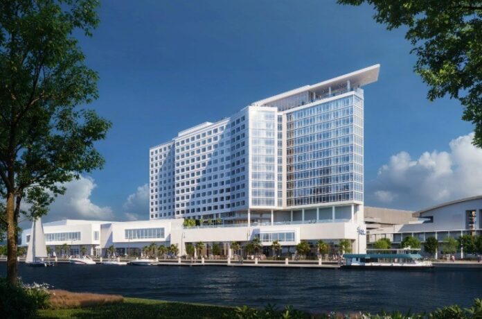 Signia Hilton Savannah Tops Out
