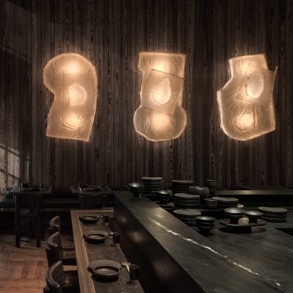 Kelly Wearstler wants diners to “feel completely present” at low-lit fusion restaurant